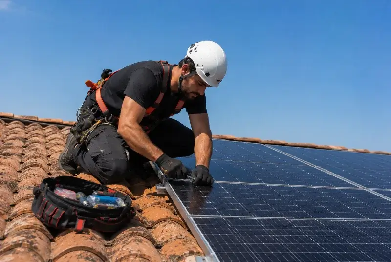 Maintenance et monitoring de panneaux solaires à Graissessac